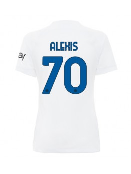 Billige Inter Milan Alexis Sanchez #70 Bortedrakt Dame 2023-24 Kortermet